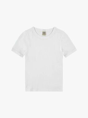 (LIKE NEW) FLORE FLORE | 100% COTTON "CAR TEE" IN WHITE